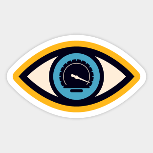 Speed of the Eye Sticker